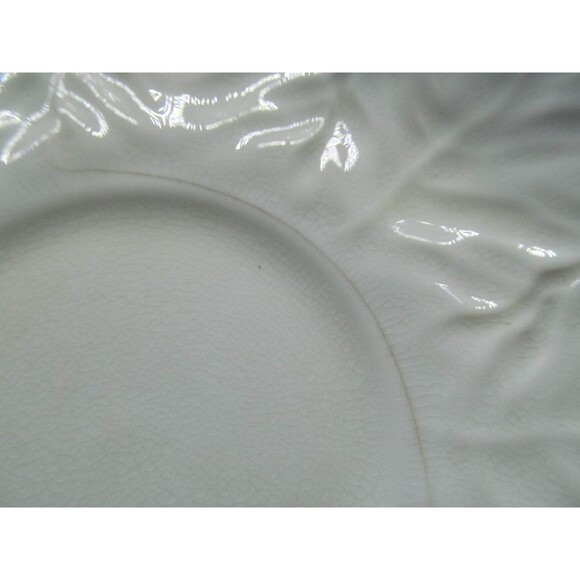 Coalport Country Ware 5 1/2"Embossed Leaf Saucers  Set Of 6  Read Description - Picture 12 of 12
